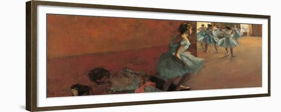 Dancers Going up the Stairs-Edgar Degas-Framed Premium Giclee Print