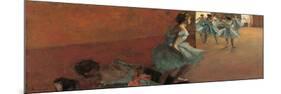 Dancers Going up the Stairs-Edgar Degas-Mounted Premium Giclee Print
