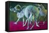 Dancers Green and Rose-John Asaro-Framed Stretched Canvas