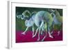 Dancers Green and Rose-John Asaro-Framed Giclee Print