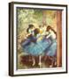 Dancers in Blue, c.1895-Edgar Degas-Framed Art Print