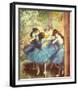 Dancers in Blue, c.1895-Edgar Degas-Framed Art Print