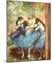 Dancers in Blue, c.1895-Edgar Degas-Mounted Art Print