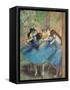 Dancers in Blue, c.1895-Edgar Degas-Framed Stretched Canvas