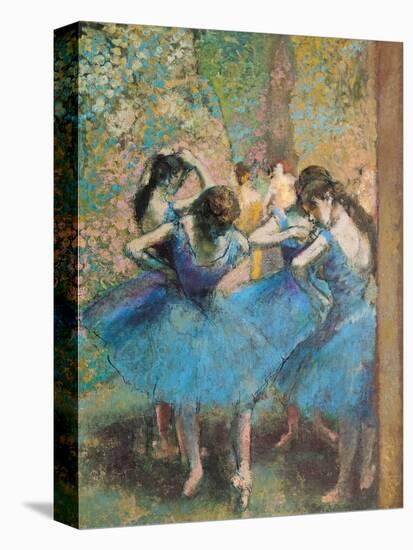Dancers in Blue, c.1895-Edgar Degas-Stretched Canvas