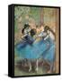 Dancers in Blue, c.1895-Edgar Degas-Framed Stretched Canvas