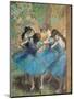 Dancers in Blue, c.1895-Edgar Degas-Mounted Premium Giclee Print