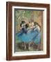 Dancers in Blue, c.1895-Edgar Degas-Framed Giclee Print
