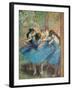 Dancers in Blue, c.1895-Edgar Degas-Framed Giclee Print