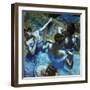 Dancers in Blue, C1898-Edgar Degas-Framed Giclee Print