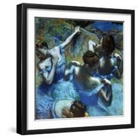 Dancers in Blue, C1898-Edgar Degas-Framed Giclee Print