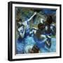 Dancers in Blue, C1898-Edgar Degas-Framed Giclee Print