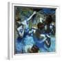 Dancers in Blue, C1898-Edgar Degas-Framed Giclee Print