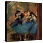 Dancers in Blue (Danseuses Bleues)-Edgar Degas-Stretched Canvas