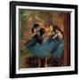 Dancers in Blue (Danseuses Bleues)-Edgar Degas-Framed Giclee Print