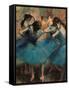 Dancers in Blue (Danseuses Bleues)-Edgar Degas-Framed Stretched Canvas