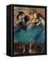 Dancers in Blue (Danseuses Bleues)-Edgar Degas-Framed Stretched Canvas