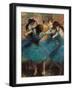 Dancers in Blue (Danseuses Bleues)-Edgar Degas-Framed Premium Giclee Print