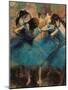 Dancers in Blue (Danseuses Bleues)-Edgar Degas-Mounted Premium Giclee Print