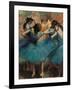 Dancers in Blue (Danseuses Bleues)-Edgar Degas-Framed Giclee Print