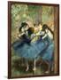 Dancers in Blue-Edgar Degas-Framed Art Print