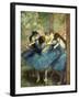 Dancers in Blue-Edgar Degas-Framed Art Print