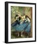 Dancers in Blue-Edgar Degas-Framed Art Print