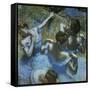 Dancers in Blue-Edgar Degas-Framed Stretched Canvas