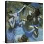 Dancers in Blue-Edgar Degas-Stretched Canvas