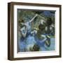 Dancers in Blue-Edgar Degas-Framed Art Print