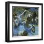 Dancers in Blue-Edgar Degas-Framed Art Print