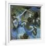 Dancers in Blue-Edgar Degas-Framed Art Print