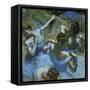 Dancers in Blue-Edgar Degas-Framed Stretched Canvas