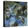 Dancers in Blue-Edgar Degas-Stretched Canvas