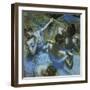 Dancers in Blue-Edgar Degas-Framed Art Print