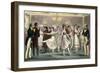 Dancers in Green Room-null-Framed Art Print