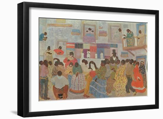 Dancers in Haiti (Oil on Canvas)-Pedro Figari-Framed Giclee Print