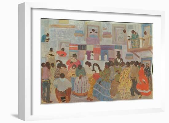 Dancers in Haiti (Oil on Canvas)-Pedro Figari-Framed Giclee Print