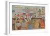 Dancers in Haiti (Oil on Canvas)-Pedro Figari-Framed Giclee Print