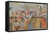 Dancers in Haiti (Oil on Canvas)-Pedro Figari-Framed Stretched Canvas