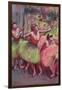 Dancers in Lemon and Pink-Edgar Degas-Framed Giclee Print