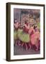 Dancers in Lemon and Pink-Edgar Degas-Framed Giclee Print