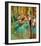 Dancers in Pink and Green-Edgar Degas-Framed Giclee Print