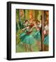 Dancers in Pink and Green-Edgar Degas-Framed Giclee Print