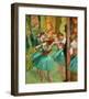 Dancers in Pink and Green-Edgar Degas-Framed Giclee Print