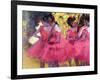 Dancers in Pink, Between the Scenes-Edgar Degas-Framed Giclee Print