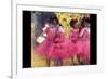 Dancers in Pink Between the Scenes-Edgar Degas-Framed Art Print