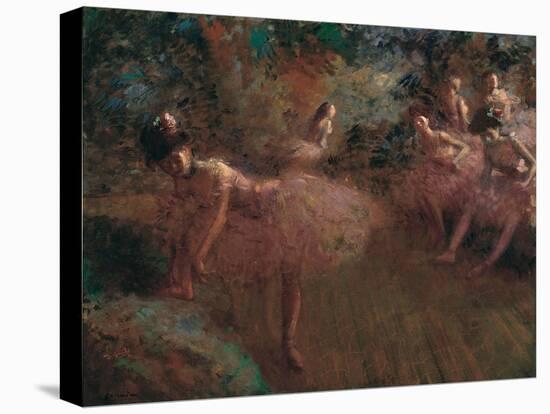 Dancers in Pink-Jean-Louis Forain-Stretched Canvas