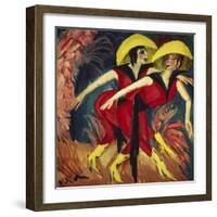 Dancers in Red, 1914-Ernst Ludwig Kirchner-Framed Giclee Print