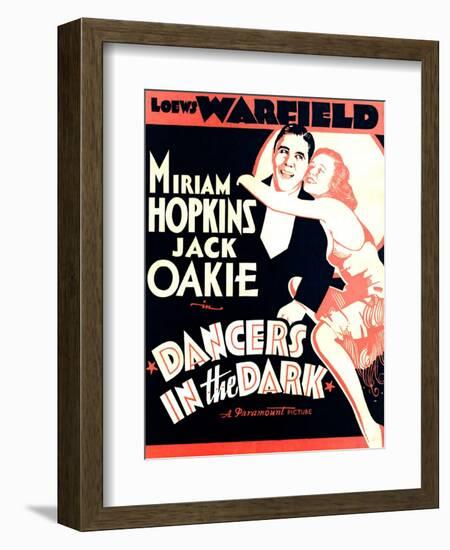 Dancers in The Dark, Jack Oakie, Miriam Hopkins, 1932-null-Framed Art Print